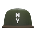 Bare NY Snapback (Army & Brown)