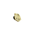 Scribble Apple Gold Pin