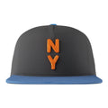 Nu Yrk | 3D NY Flushing Queens Snapback Black & Royal Front View