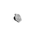 Scribble Apple Silver Pin