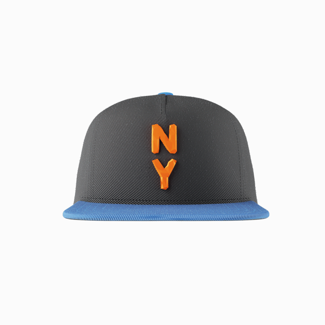 Bare NY Snapback (Black & Royal)