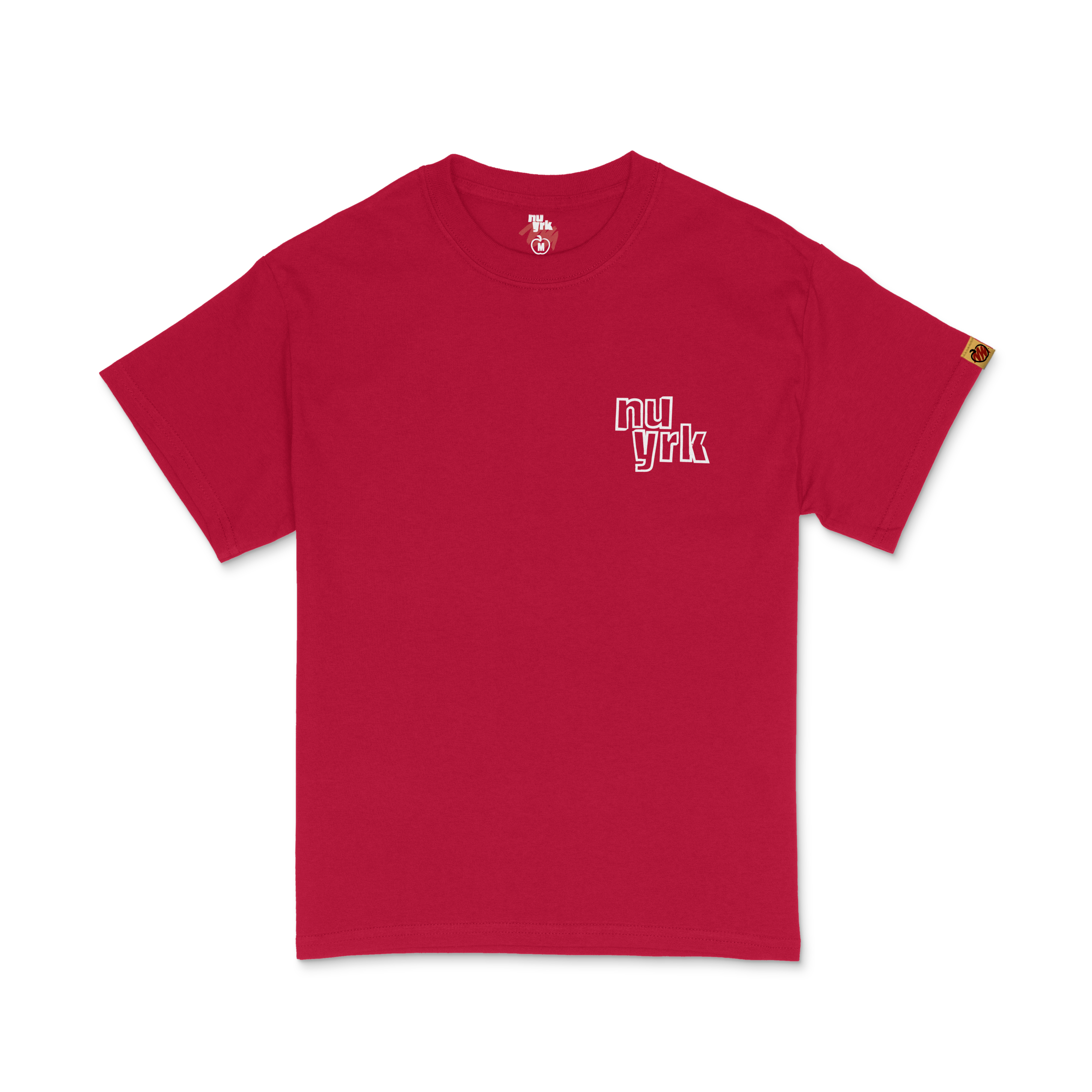 OG Stencil Stacked Wordmark Tee (White)