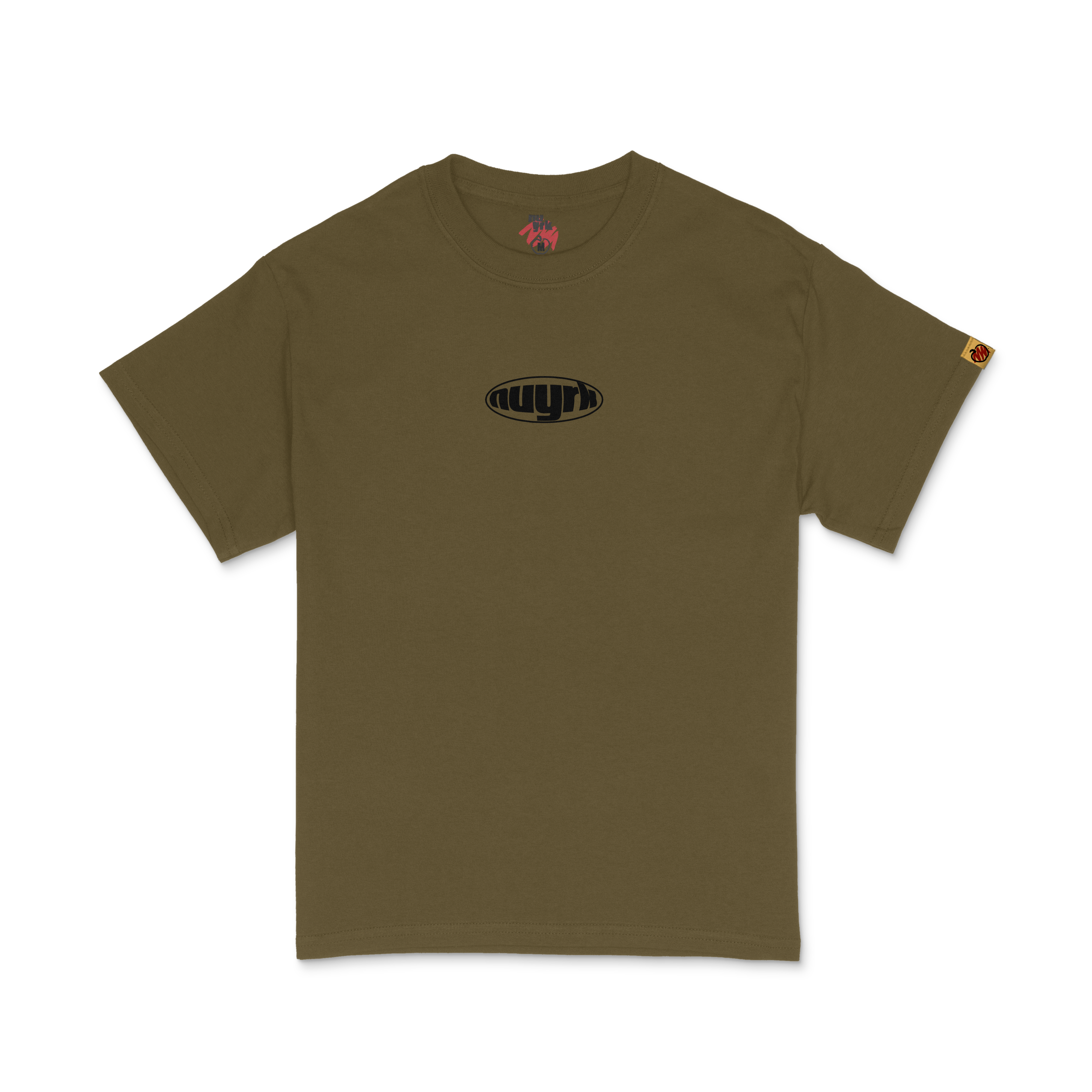 Oval Wordmark Tee (Black)
