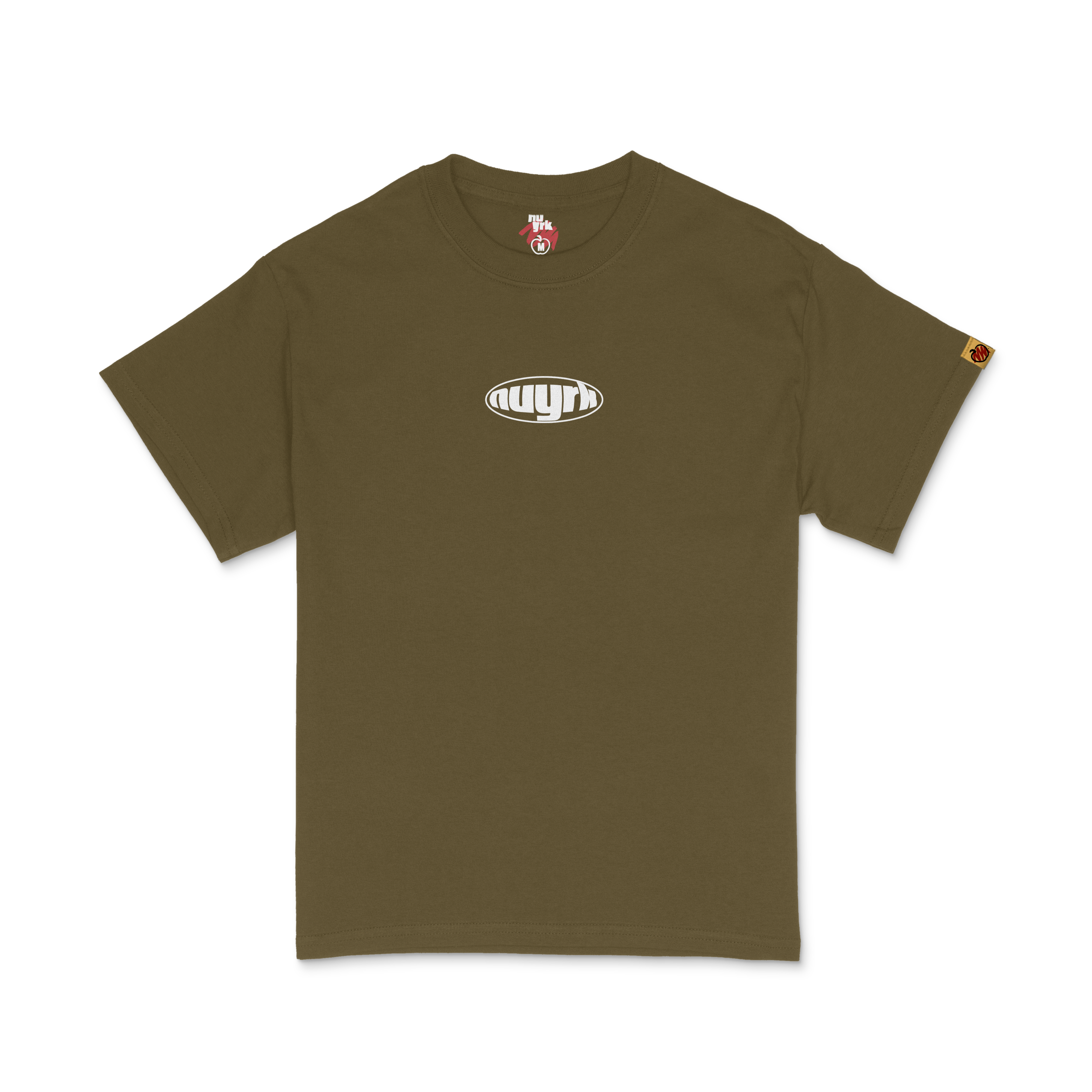Oval Wordmark Tee (White)