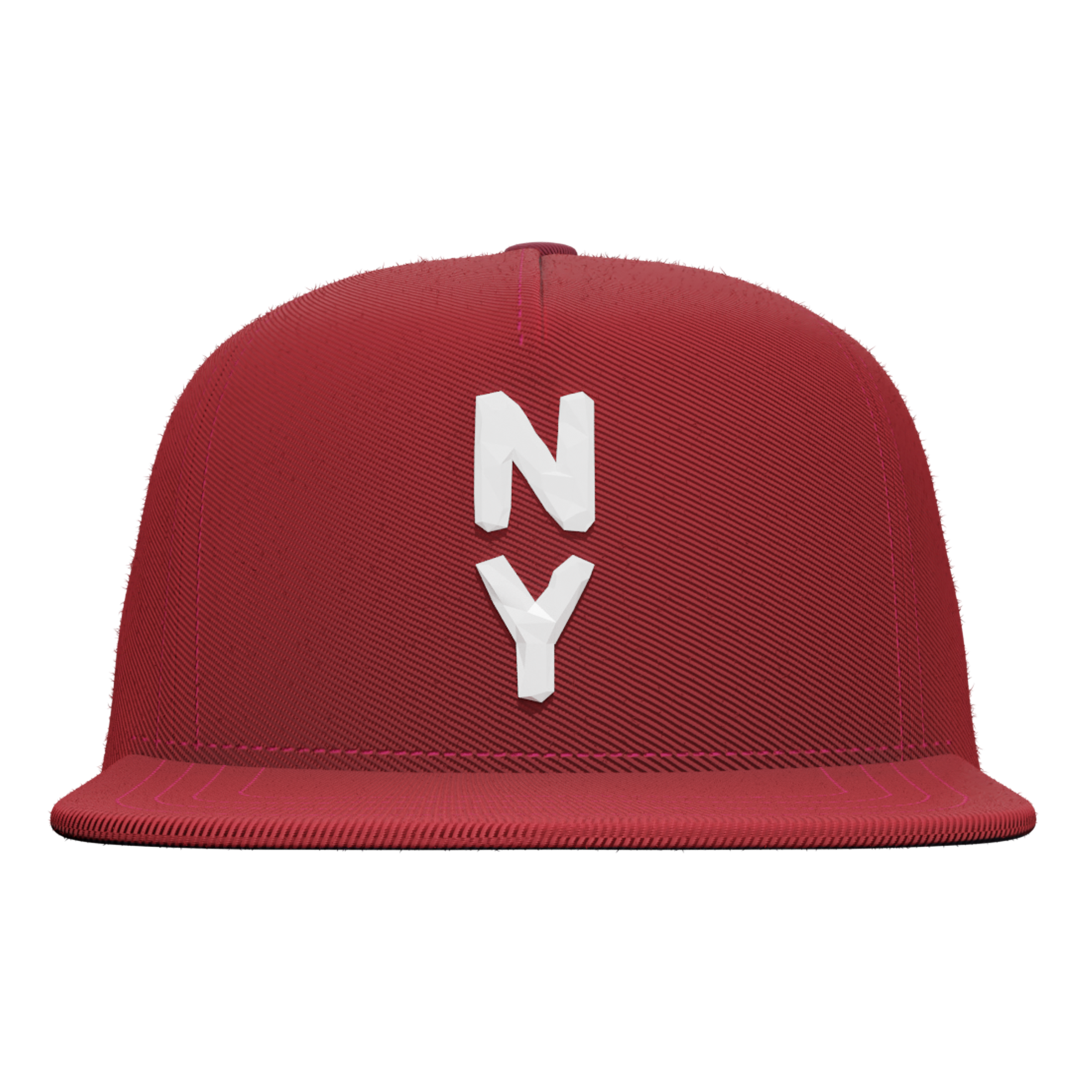 Bare NY Snapback (Apple Red)