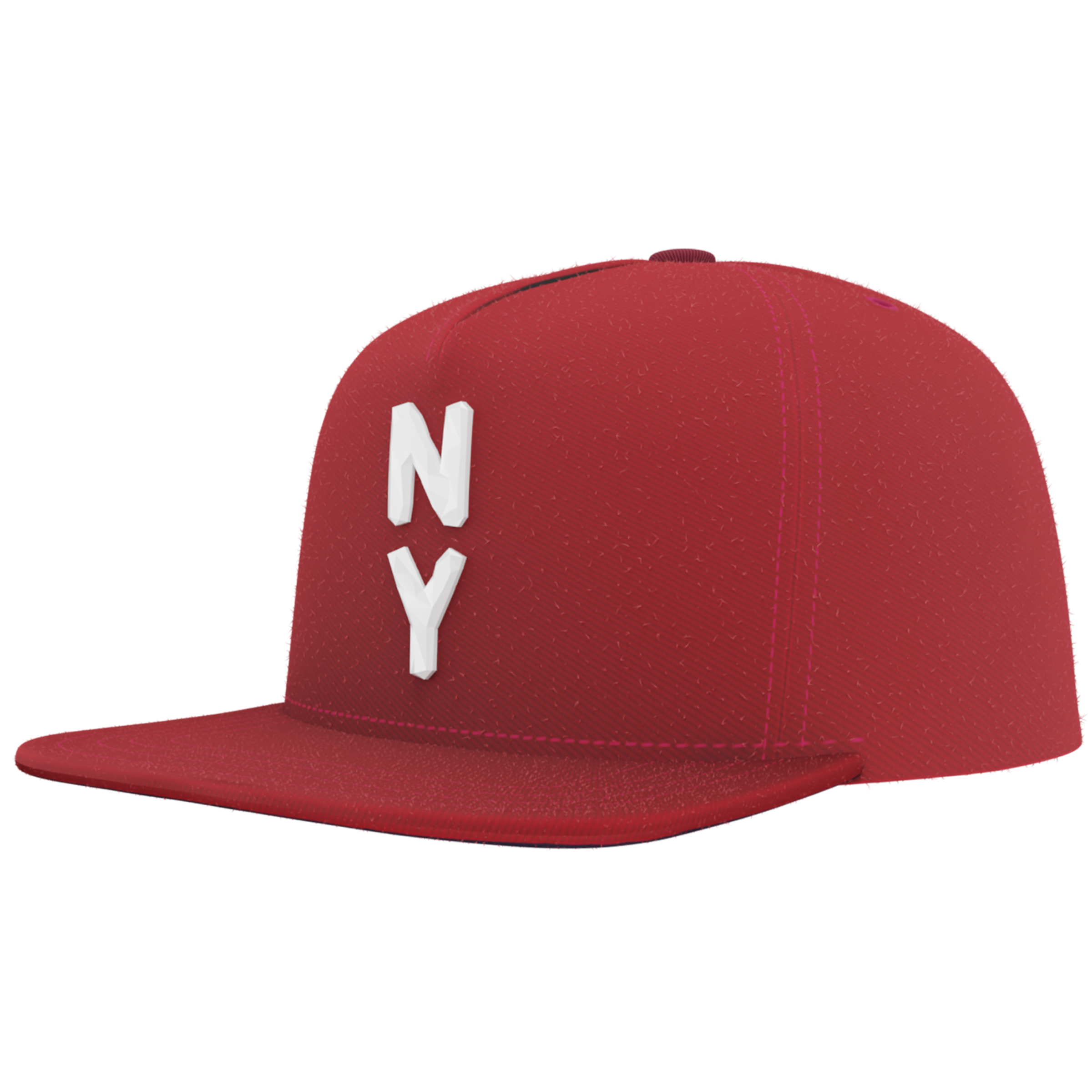 Bare NY Snapback (Apple Red)