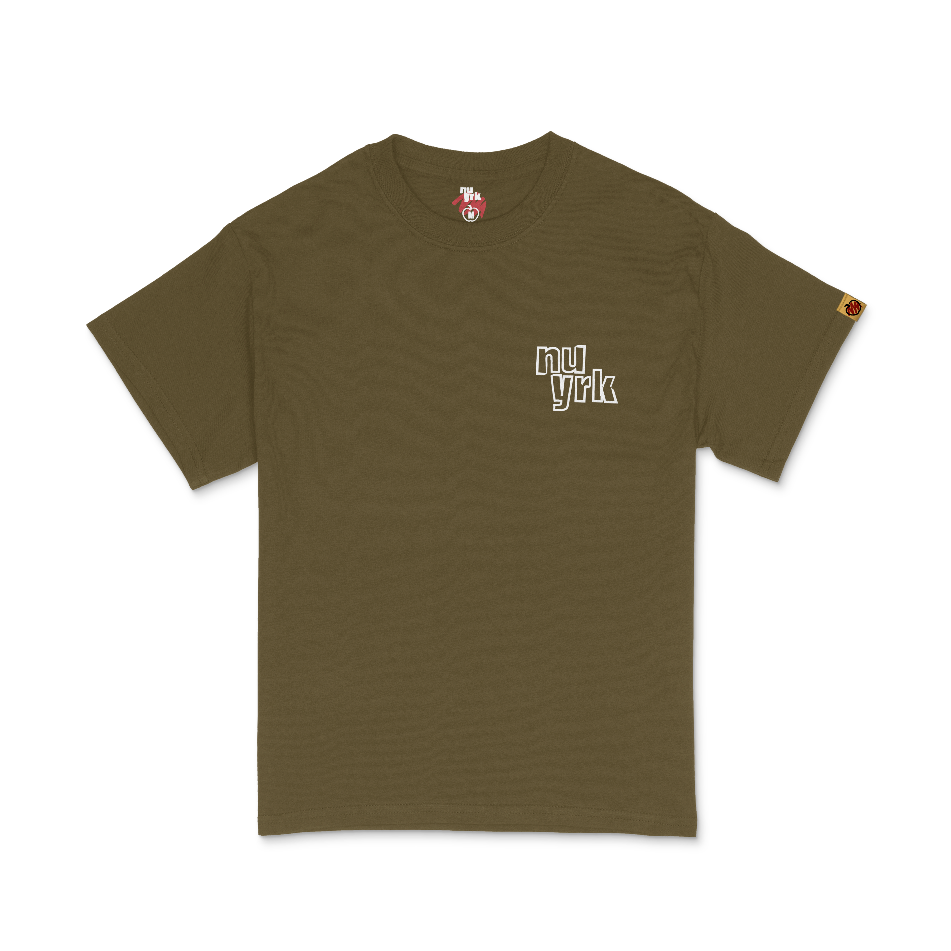 OG Stencil Stacked Wordmark Tee (White)