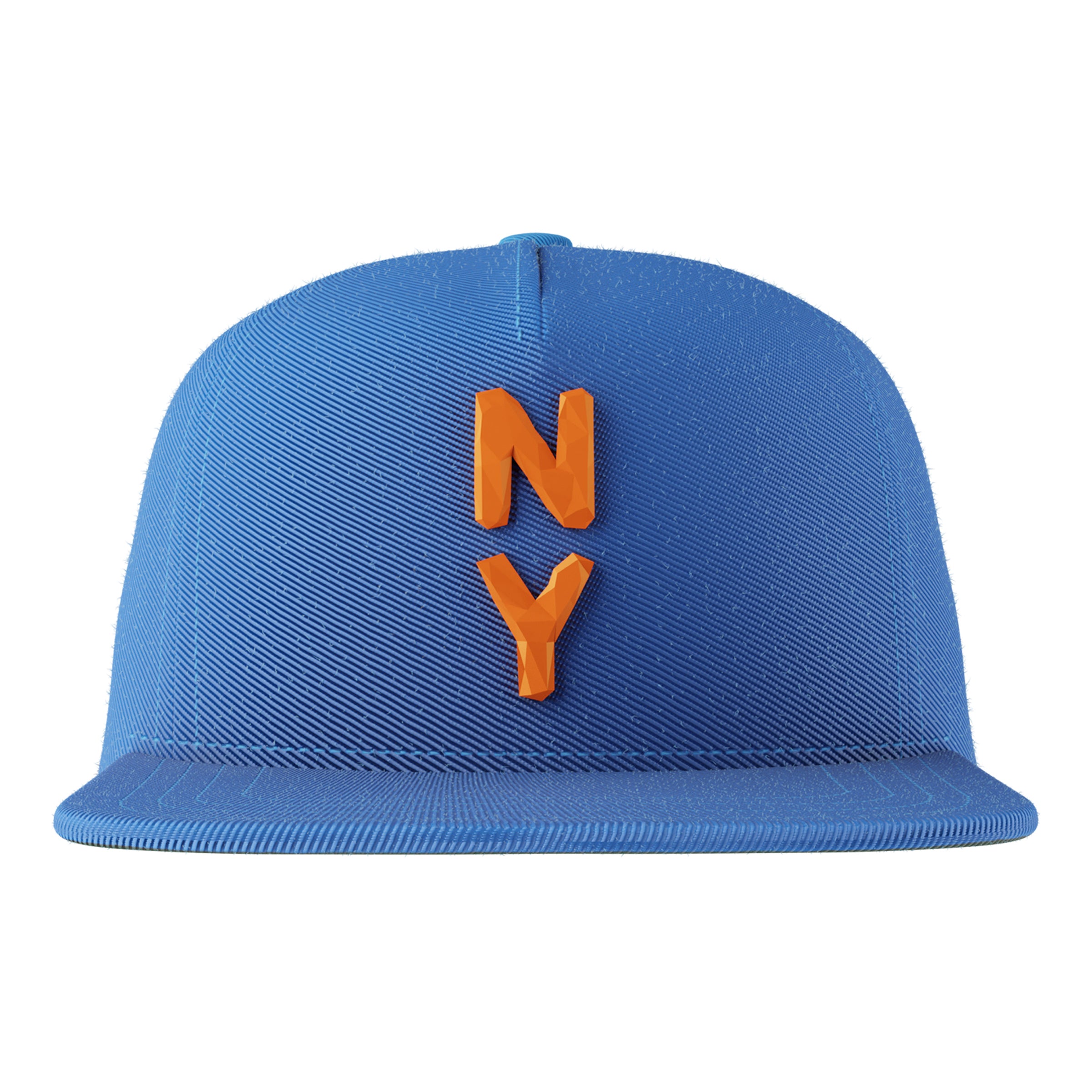 Nu Yrk | 3D NY Willets Point Queens Snapback Royal Front View