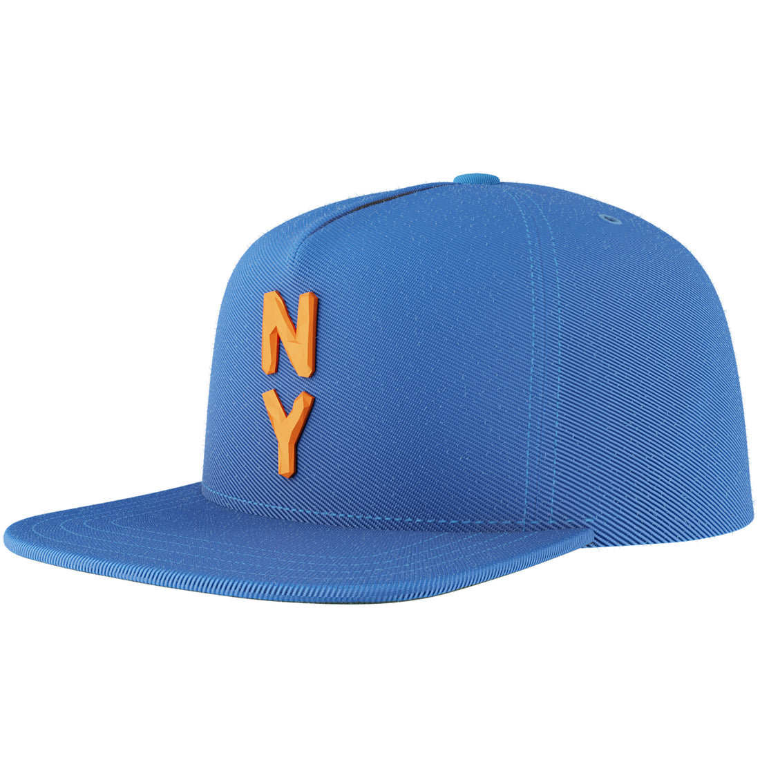 Nu Yrk | 3D NY Willets Point Queens Snapback Royal Front View